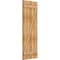 Ekena Millwork Joined Board-n-Batten Shutters w/Z-Bar, Rough Sawn Western Red Cedar, 21 1/2W x 59H, PR RBJ06Z21X059RWR - alternate 2